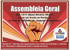 ASSEMBLEIA GERAL EXTRAORDINÁRIA DO DIA 13/11/19