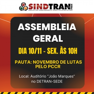 ASSEMBLEIA GERAL EXTRAORDINÁRIA DO DIA 10/11/2023