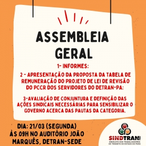 ASSEMBLEIA GERAL EXTRAORDINÁRIA DO DIA 21/03/2022