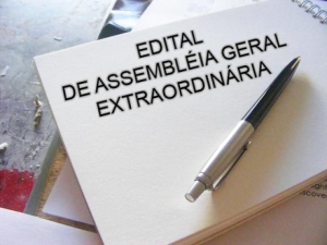 EDITAL DE CONVOCAÇÃO DE ASSEMBLEIA GERAL EXTRAORDINÁRIA DE RATIFICAÇÃO DE FUNDAÇÃO
