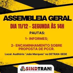 ASSEMBLEIA GERAL DO DIA 11/12/2023